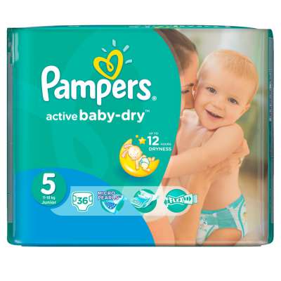 PAMPERS 5 JUNIOR 36SZT
