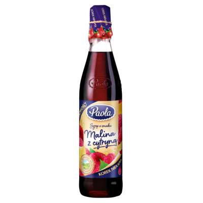 PAOLA SYROP MALINA CYTRYNA 430ML