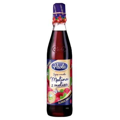 PAOLA SYROP MALINA MELISA 430ML