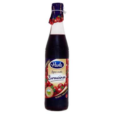 PAOLA SYROP ŻURAWINA 430ML