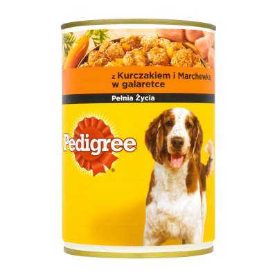 PEDIGREE PUSZKA 400G Z KURCZAKIEM I MARCHEWKĄ