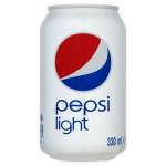 PEPSI LIGHT NAPÓJ GAZOWANY 0,33L PUSZ.
