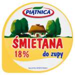 PIĄTNICA ŚMIETANA 18% 200G