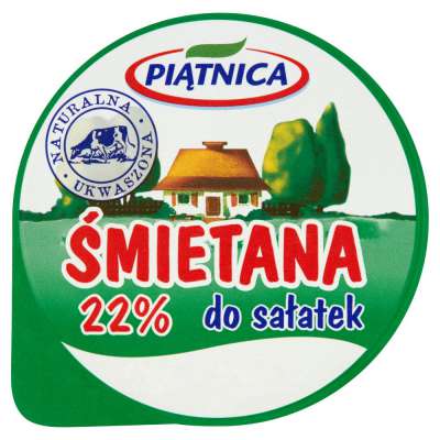 PIĄTNICA ŚMIETANA 22% 200G