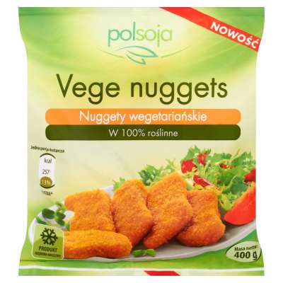 POLSOJA NUGGETY 400G WEGETARIAŃSKIE