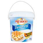 PRESIDENT TWARÓG ŚMIETANKOWY 1KG