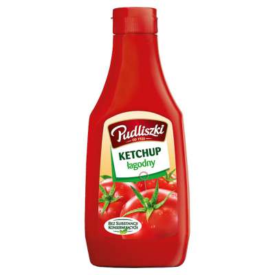 PUDLISZKI KETCHUP ŁAGODNY 480G