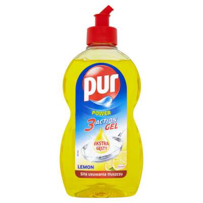 PUR PŁYN D/NACZ. 450ML 3XACTION LEMON