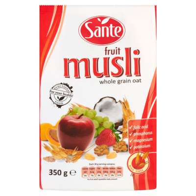 SANTE MUSLI 350G OWOCOWE