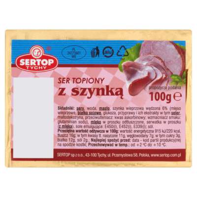 SERTOP SER TOP. 100G Z SZYNKĄ