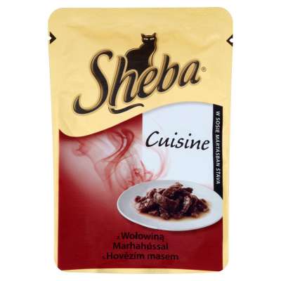 SHEBA DELIK.MINI FILECIKI 85G WOŁOWINA W SOSIE