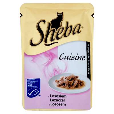 SHEBA DELIK.MINI FILECIKI 85G Z ŁOSOSIEM