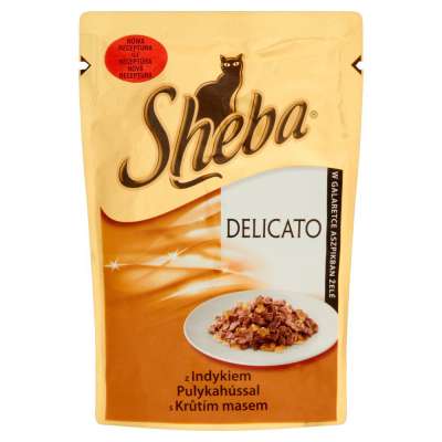 SHEBA DELIKATE MINI FILECIKI Z INDYKIEM W GALARECIE 85