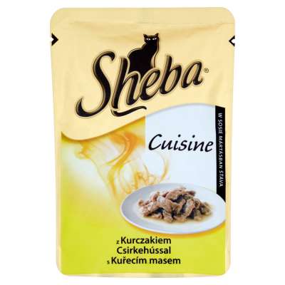 SHEBA SASZETKA 85G DELIKATE MINI FILECIKI Z KURCZAKIEM W SOSIE
