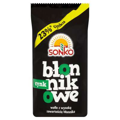 SONKO WAFLE 100G BŁONNIK CYNK