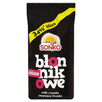 SONKO WAFLE 100G BŁONNIK ŻELAZO