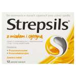 STREPSILS MIÓD/CYTRYN 12 TABL