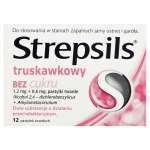 STREPSILS TRUSKAWKOWY B/C 12 TAB.