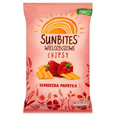 SUNBITES CHIPSY SŁONECZNA PAPRYKA 110G