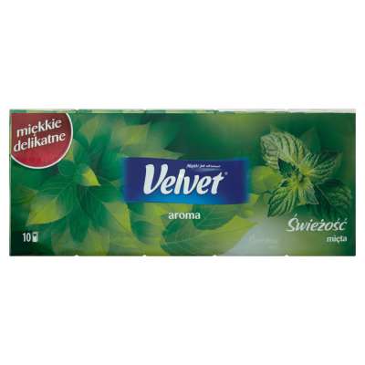VELVET CHUSTECZKI HIGIENICZ.9X10 MIĘTA