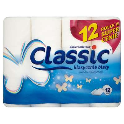 VELVET PAPIER TOALETOWY 12SZT CLASSIC BIAŁY