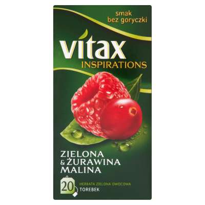 VITAX 20SZT ZIELONA/ŻURAWINA/MALINA