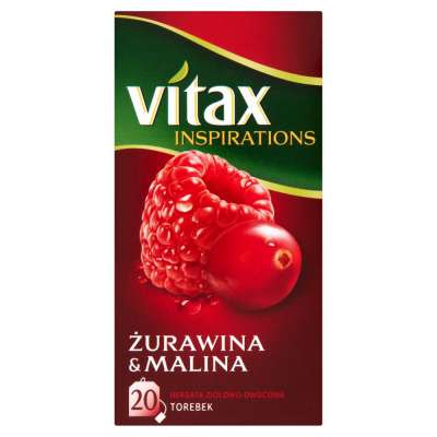 VITAX INSPIRATIONS ŻURAWINA MALINA 20T