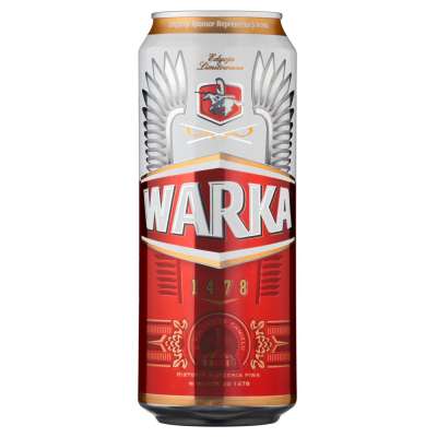 WARKA PIWO 0,5L JASNE PEŁNE PUSZ.