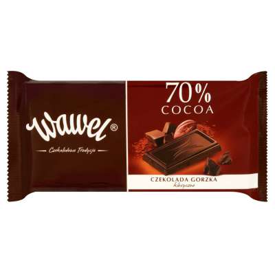 WAWEL CZEK. 100G GORZKA DARK 70%
