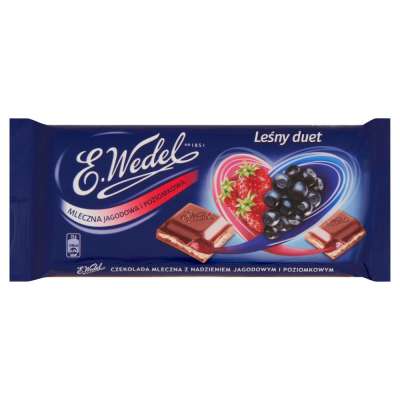 WEDEL CZEKOLADA JAGODA POZIOMKA 100G
