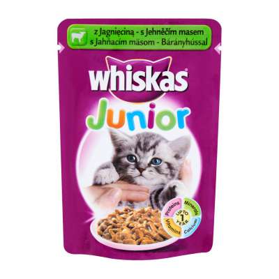 WHISKAS SASZETKA 100G JUNIOR JAGNIĘCINA