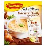 WINIARY BARSZCZ BIAŁY Z GRZYBAMI