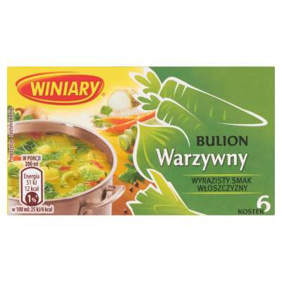 WINIARY BULION WARZYWNY 60G