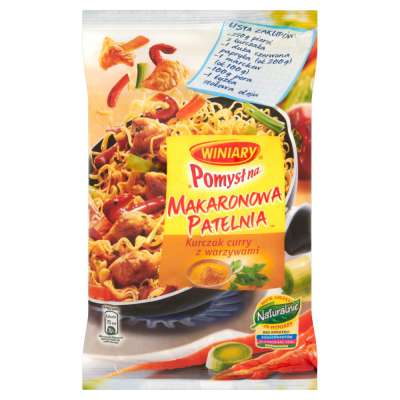 WINIARY KURCZAK CURRY Z WARZYWAMI 185G