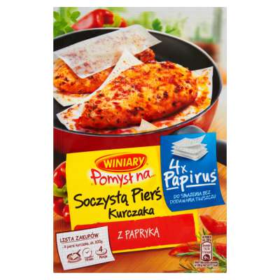 WINIARY POMYSŁ NA PAPIRUS PIERŚ KURCZ. Z PAPRYKĄ 25G